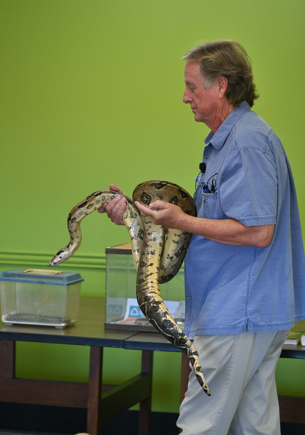 Snake Day at Clara B. Mounce Public Library